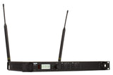 Shure ULXD4D dual channel digital wireless receiver with Dante Ethernet AES 256-bit encryption and remoteable antennas - G50: 470 - 534 MHz