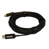 LYNN AV & Security Techlogix Networx MOFO-USB3-10 MOFO Media Over Fiber Optic USB 3.0 Male to Female 10m