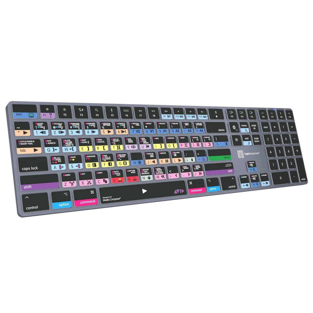 Logickeyboard Avid Media Composer PRO Titan for Mac US, English