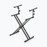 On-Stage Double-X KS7292 ERGO-LOK Keyboard Stand with Second Tier