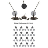 VocoPro Digital-Conference-48-Extend Expandable Plug-and-Play Wireless/Wired Conference System with 48 Microphones