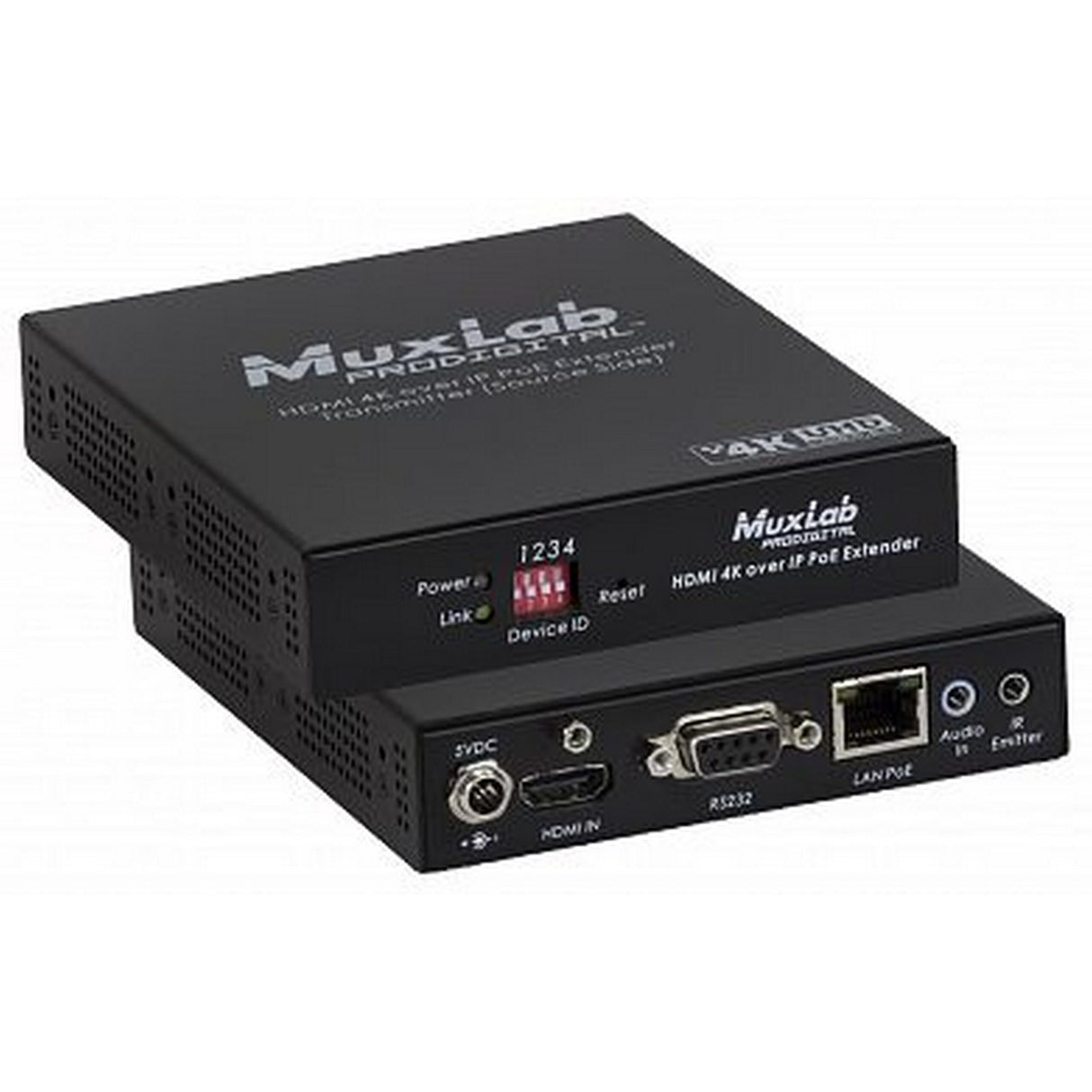 MuxLab 500759-TX HDMI 2.0 Over IP PoE Transmitter, UHD-4K