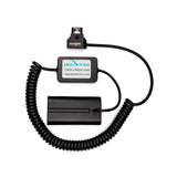 IndiPRO Tools CPTSLS 22 to 42 Inch Coiled D-Tap to Sony L-Series Type Dummy Battery