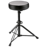K&M 14015 Drummers Throne Black Imitation Leather