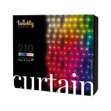 Twinkly Curtain 210L 5mm Matt Clear Flat RGBW Lens Light Transparent Wire