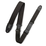 Levy’s Right Height Cotton Guitar Strap Black - accessories