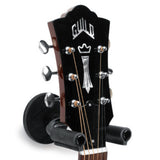 Levy's Black Forged Guitar Hanger with Black Leather