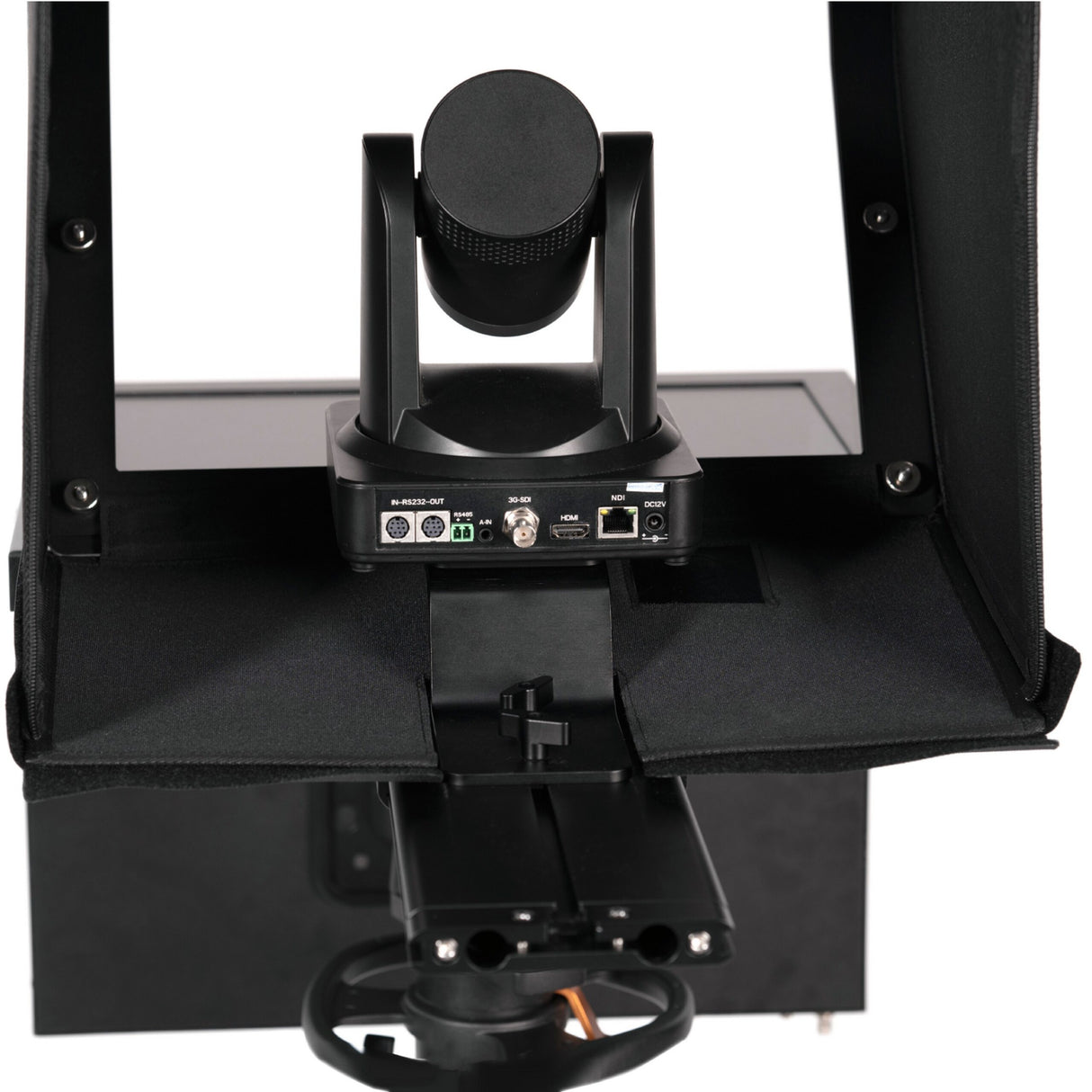 Ikan PT4900S-PTZ-TM-OTTICA 19-Inch SDI High-Bright PTZ-Compatible Teleprompter with Ottica Camera and Talent Monitor