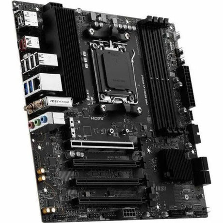 MSI - MSI PRO B850M-VC WIFI6E AMD B850 AM5 mATX Motherboard - PROB850MVCWIFI6E