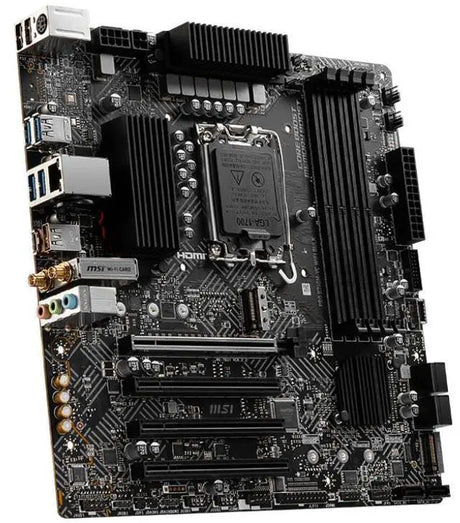 MSI - MSI PRO B760M-VC WIFI Intel B760 mATX Motherboard LGA 1700 - B760MVCWIFIBULK