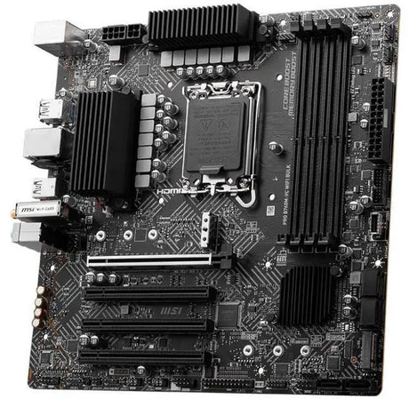 MSI - MSI PRO B760M-VC WIFI Intel B760 mATX Motherboard LGA 1700 - B760MVCWIFIBULK