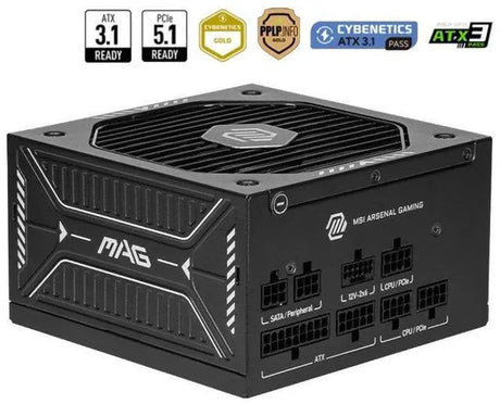 MSI - MSI MAG A750GL PCIE5 750W 80+ Gold Fully Modular PSU - MAGA750GLSPCIE5