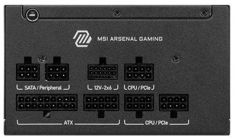 MSI - MSI MAG A750GL PCIE5 750W 80+ Gold Fully Modular PSU - MAGA750GLSPCIE5