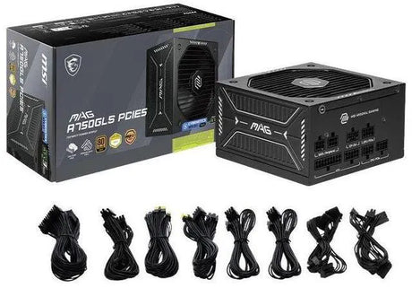 MSI - MSI MAG A750GL PCIE5 750W 80+ Gold Fully Modular PSU - MAGA750GLSPCIE5