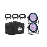 ADJ Mega Flat Pak Plus LED Par Lighting System Kit