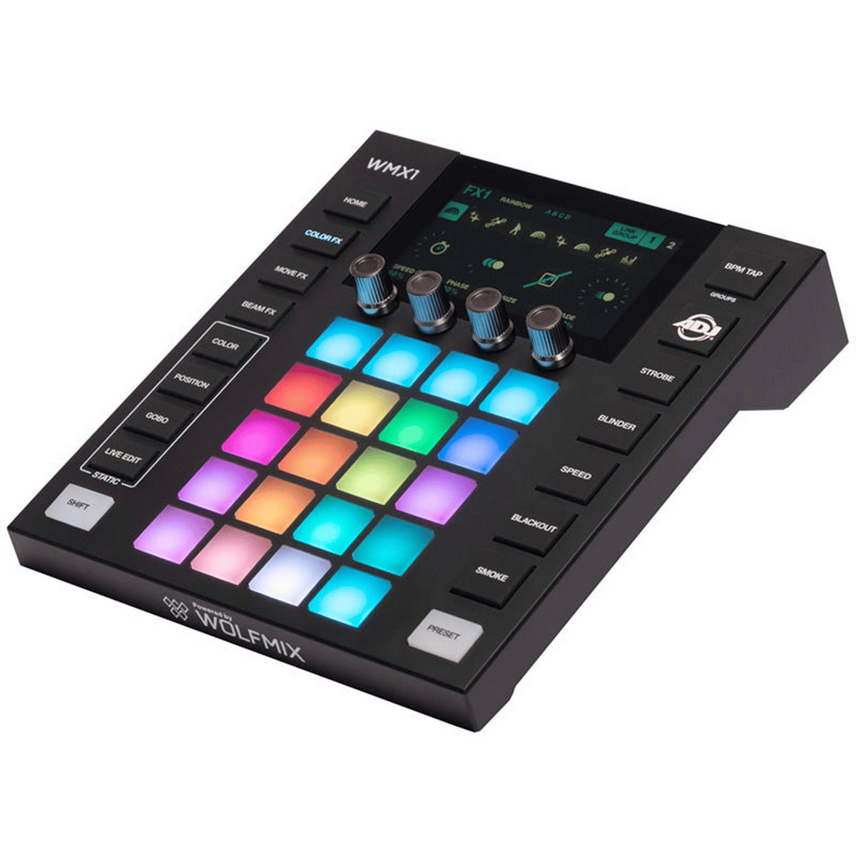 ADJ WMX1 MK3 Standalone DMX Lighting Controller Powered by Wolfmix