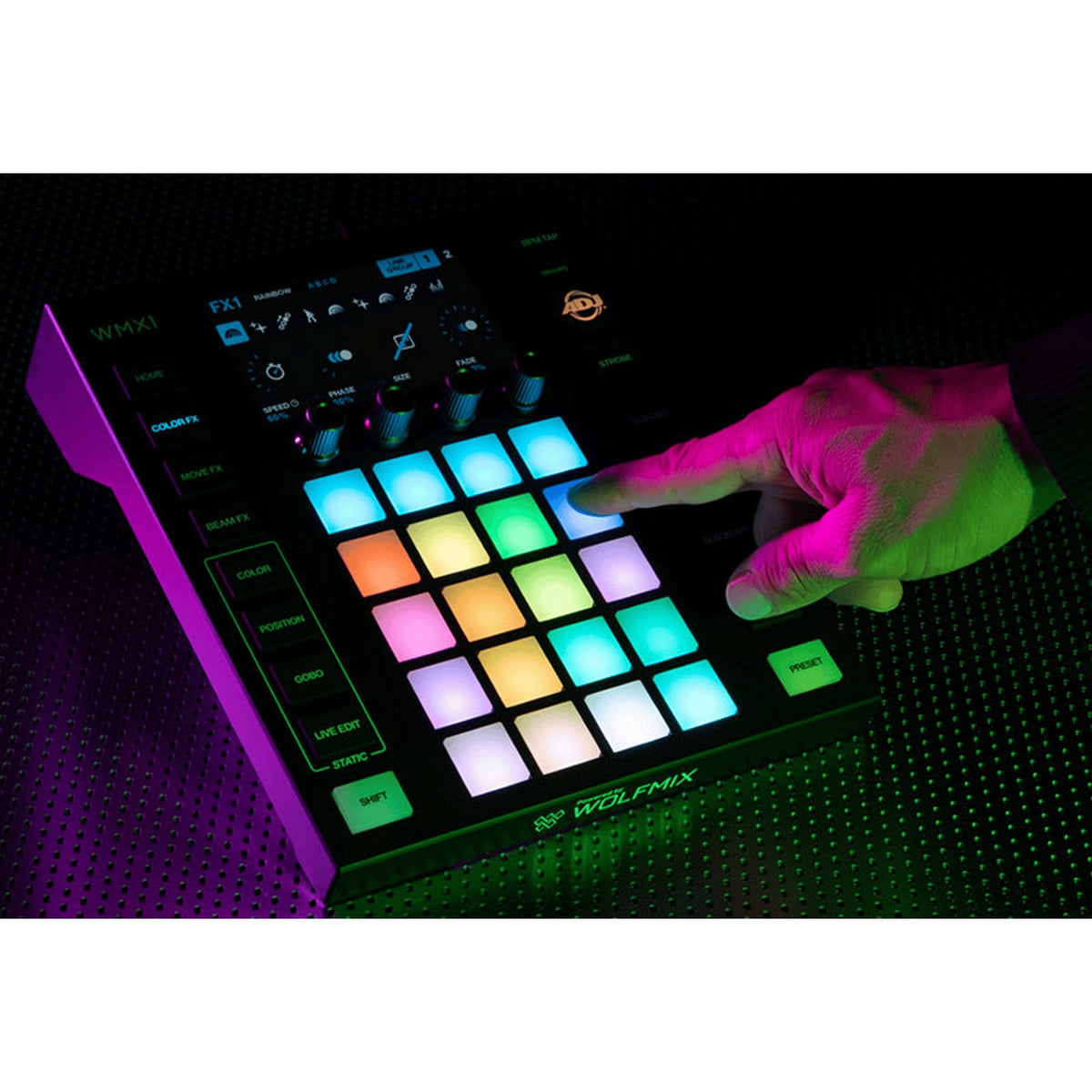 ADJ WMX1 MK3 Standalone DMX Lighting Controller Powered by Wolfmix