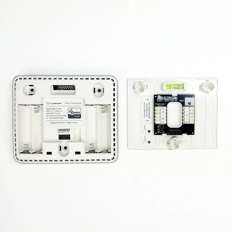 Alarm.com ADC-T2000-RC smart Z-Wave thermostat with 3-stage heat 2-stage cooling remote access smart scheduling and AA battery power