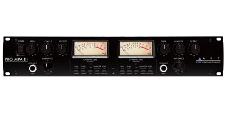 ART Pro MPA III 2-Channel Multi-Voice Tube Microphone Preamp