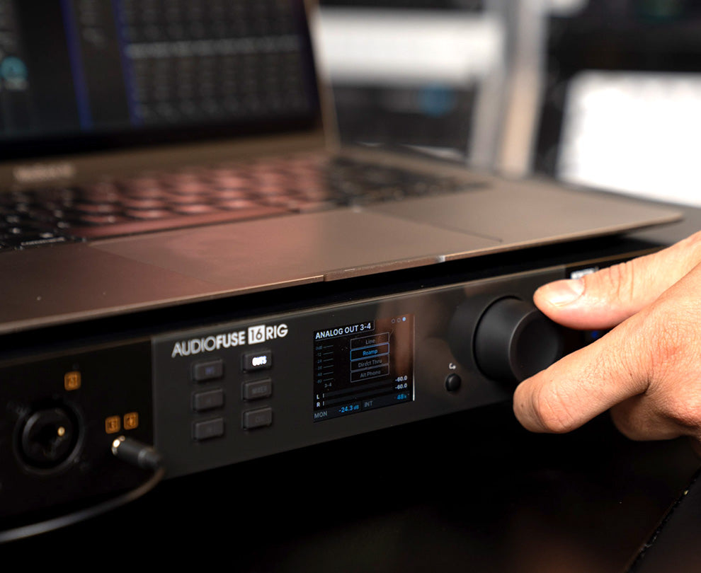Arturia AudioFuse 16Rig 16-channel audio and MIDI interface with TRS analog inputs ADAT I/O standalone mixers USB-C color display and rackmount design