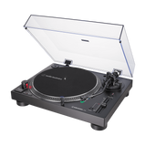 Audio-Technica AT-LP120XUSB-BK direct-drive USB turntable with AT-VM95E cartridge built-in phono preamp and 33 45 78 RPM playback - Black