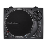 Audio-Technica AT-LP120XUSB-BK direct-drive USB turntable with AT-VM95E cartridge built-in phono preamp and 33 45 78 RPM playback - Black