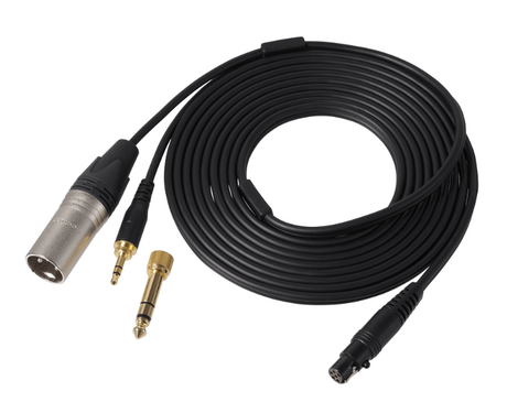 Audio-Technica BPHS2 broadcast stereo headset with closed-back on-ear design 45mm drivers hypercardioid dynamic microphone and detachable cable