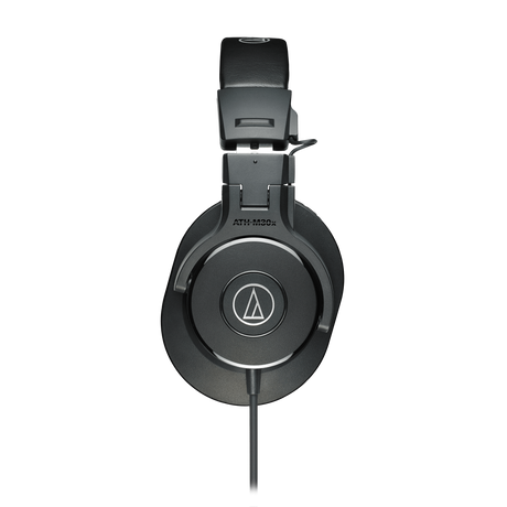 Audio-Technica ATH-M30x closed-back studio monitor headphones with 40 mm drivers collapsible design and circumaural earcups