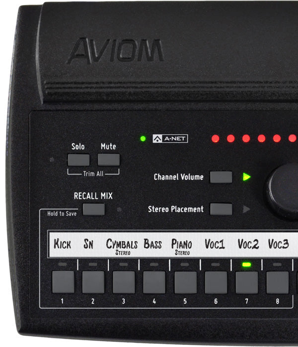 Aviom A320 personal mixer for live performance and recording musicians