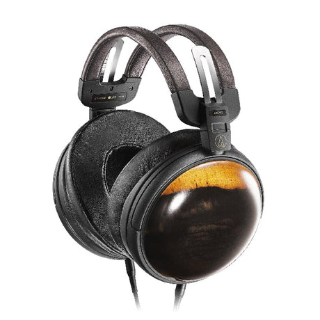 Audio-Technica ATH-AWKG Kurogaki Wood Closed-Back Audiophile Headphones