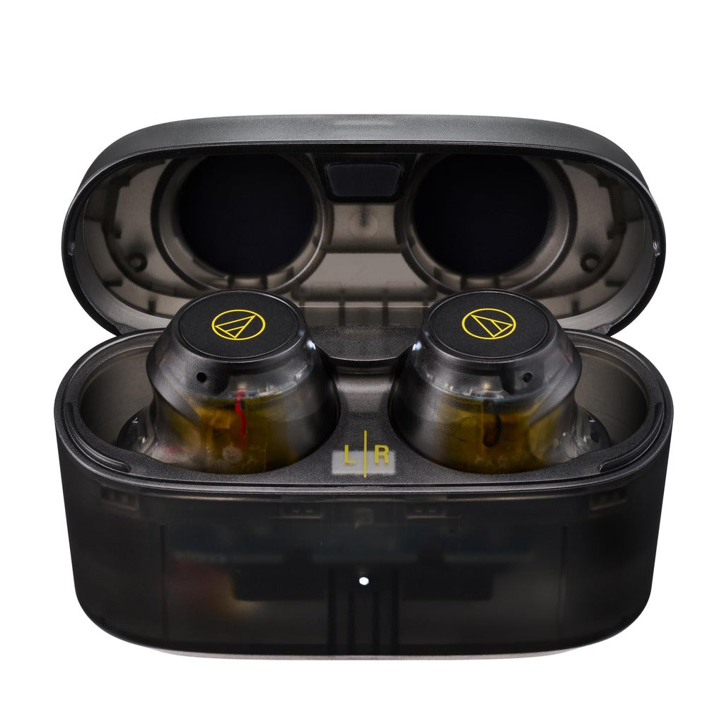 Audio-Technica ATH-CKS30TW+ Wireless Earbuds, Translucent Black