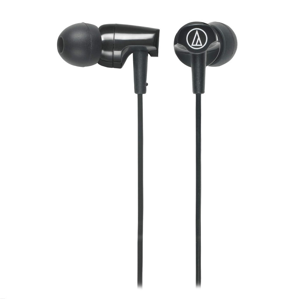 Audio-Technica ATH-CLR100ISBK SonicFuel In-Ear Headphones with Mic, Black