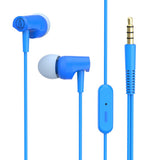 Audio-Technica ATH-CLR100ISBL SonicFuel In-Ear Headphones with Mic, Blue