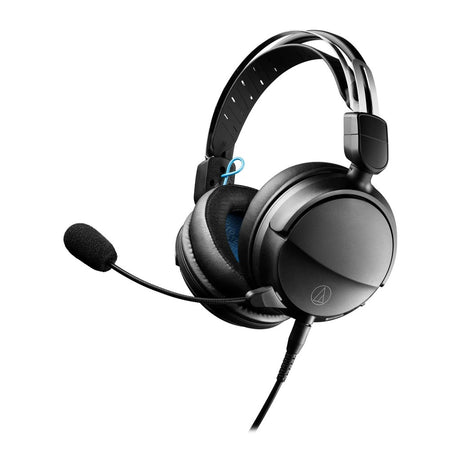 Audio-Technica ATH-GL3BK Closed-Back Wired Gaming Headset, Black