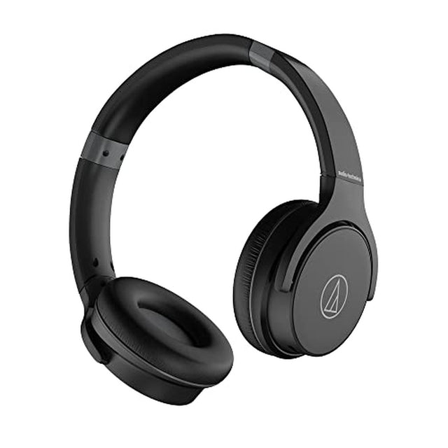 Audio-Technica ATH-S220BTBK Wireless On-Ear Headphones with 60-Hour Battery