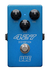 BBE 427 FD-427P All-Analog Distortion Guitar Pedal  with LED-based gain circuit sweepable EQ tone control and true hardwire bypass