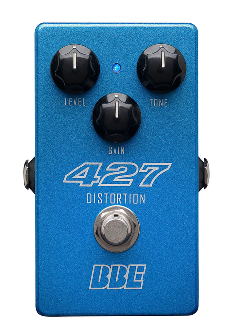 BBE 427 FD-427P All-Analog Distortion Guitar Pedal  with LED-based gain circuit sweepable EQ tone control and true hardwire bypass