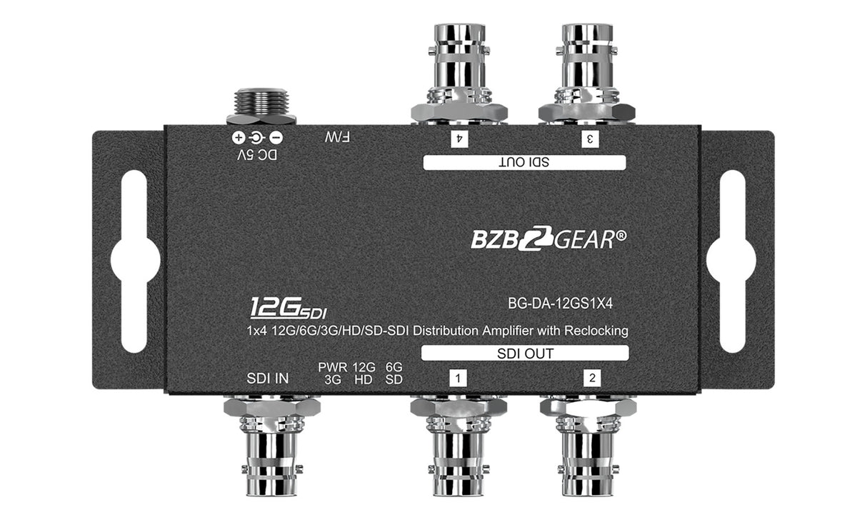 BZBGEAR BG-DA-12GS1X4 12G SDI 1X4 Splitter