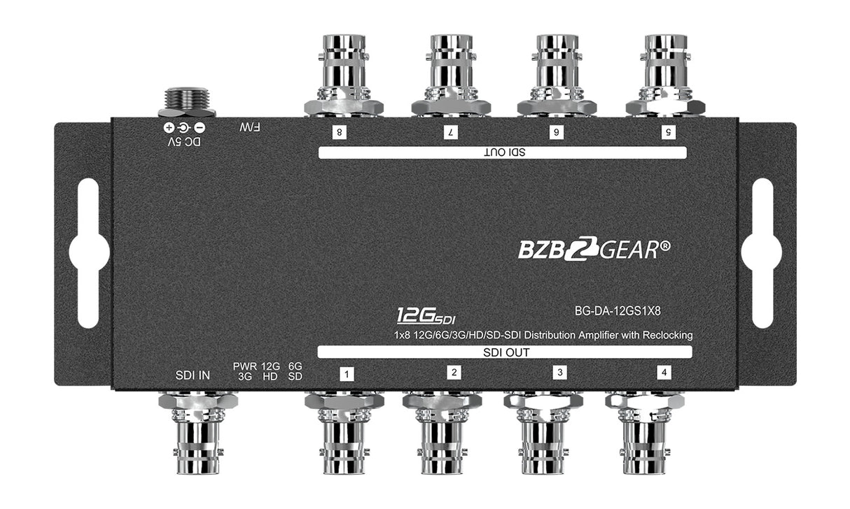 BZBGEAR BG-DA-12GS1X8 12G SDI 1X8 Splitter