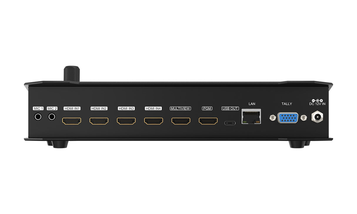 BZBGEAR BG-HDVS42U 4-Channel HDMI Live Streaming Video/Audio Mixer and Switcher