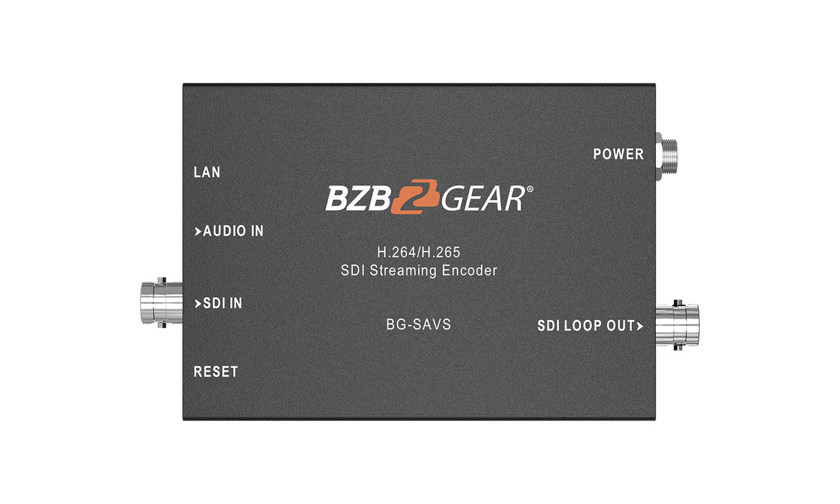 BZBGEAR BG-SAVS 1080P H.264/265 SDI Video and Audio Streaming Encoder