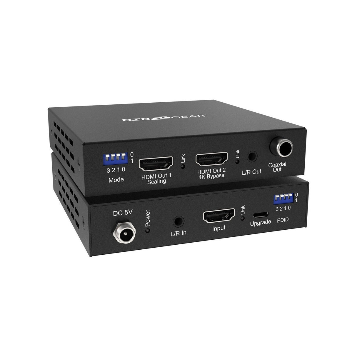 BZBGEAR BG-UHD-SC1X2 1X2 4K UHD 18Gbps Splitter/Scaler