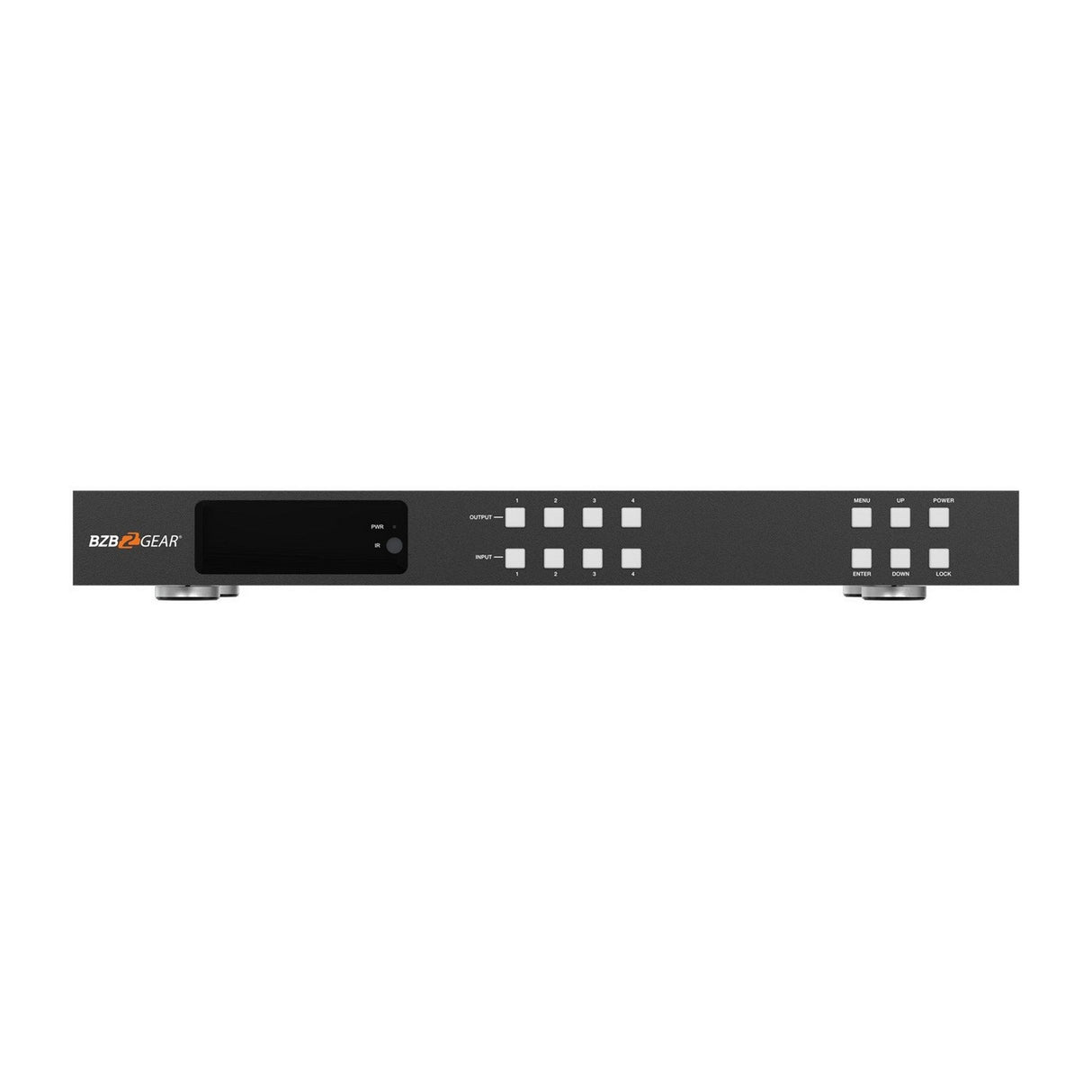 BZBGEAR BG-UM44-150L-KIT 4X4 4K UHD 18Gbps HDMI and HDBaseT Matrix Switch