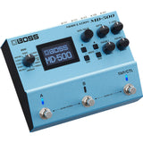 BOSS MD-500 modulation guitar effects processor pedal with 12 modes 28 effect types LCD MIDI and A/B Simul processing