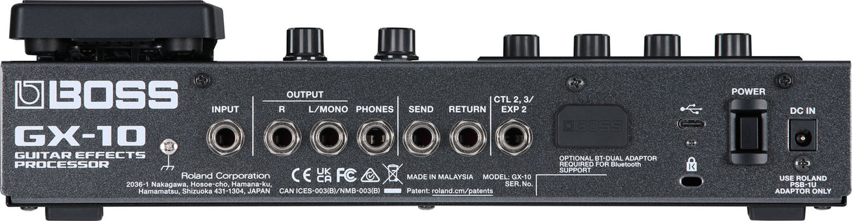 BOSS GX-10 amp modeling processor