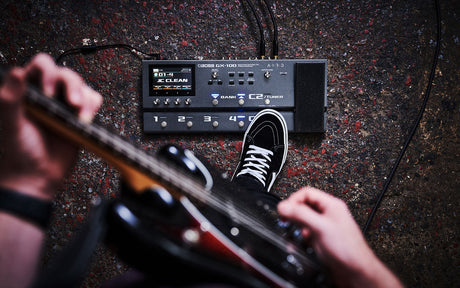 BOSS GX-100 effects processor with expression pedal