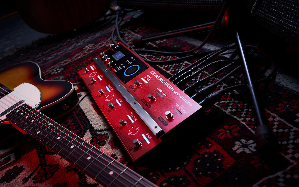 BOSS - BOSS RC-600 Loop Station - 6-Track Floor Looper with FX 