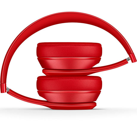 Beats by Dr. Dre Solo 2 on-ear headphones red with RemoteTalk cable B0518 and iconic b logo earcups