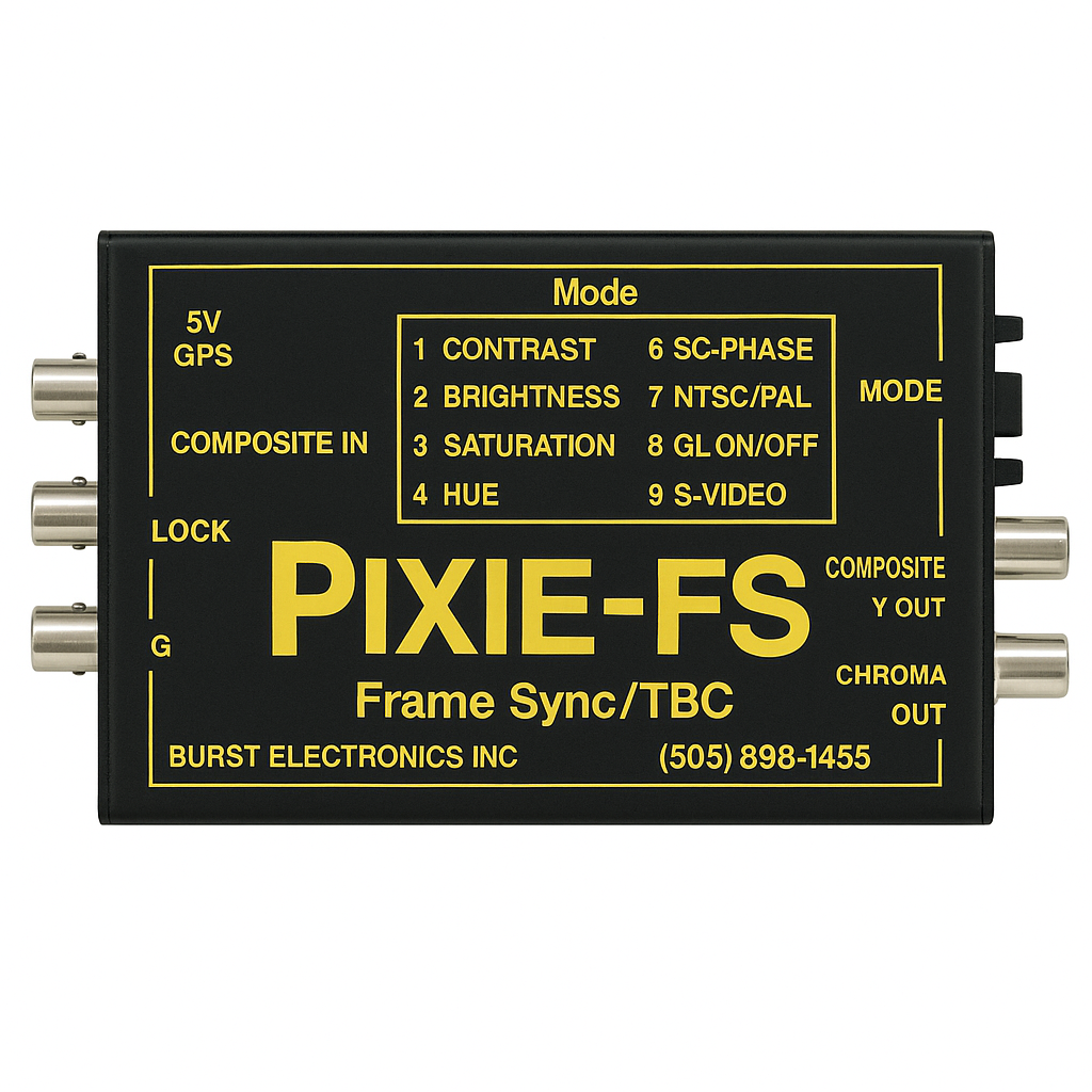 Burst Pixie-FS Frame Store TBC