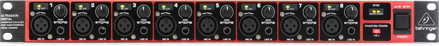 Behringer ADA8200 | 8 In 8 Out ADAT Audio Interface MIDAS Mic Preamplifiers